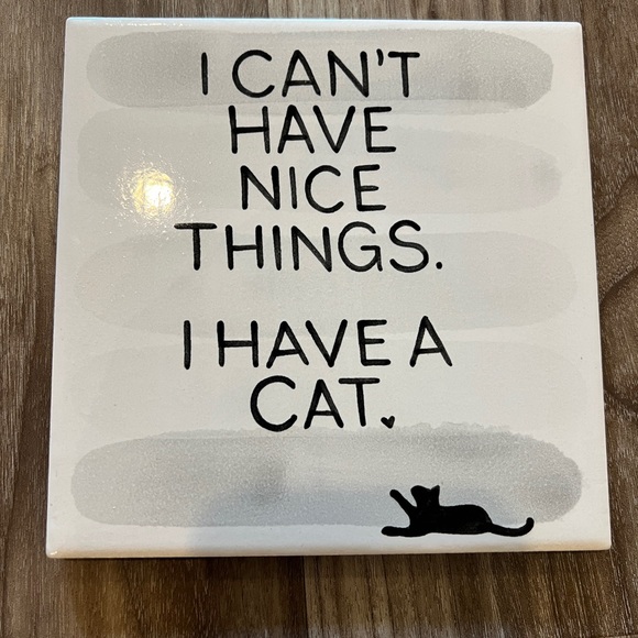 Cat lovers 3 pack - trivet, notepad, decor - Picture 2 of 9